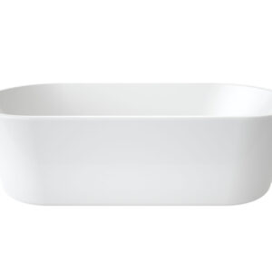 Nothing says luxury like a freestanding bath. This beautiful oval design will make your bath experience just that much more special. A seamless design with minimalist styling