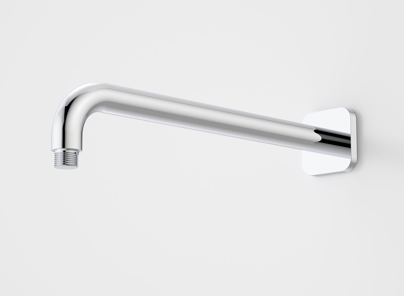 contemporary right angle shower arm only chrome 3