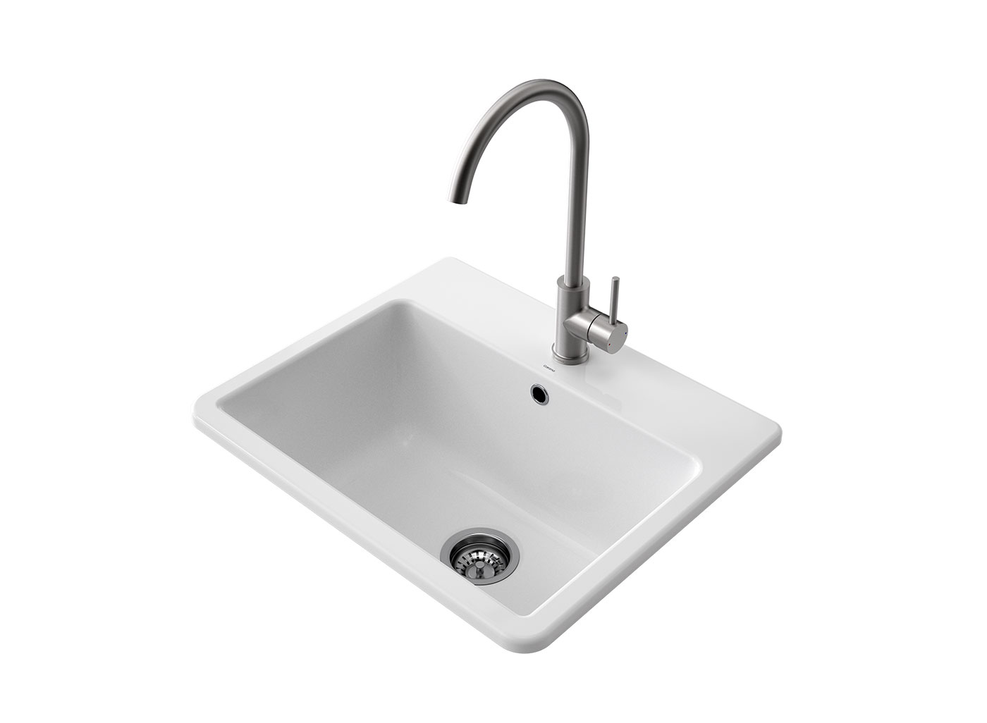 The Cubus Laundry Basin offers a contemporary rectangular style with distinctive clean lines. Made in Italy