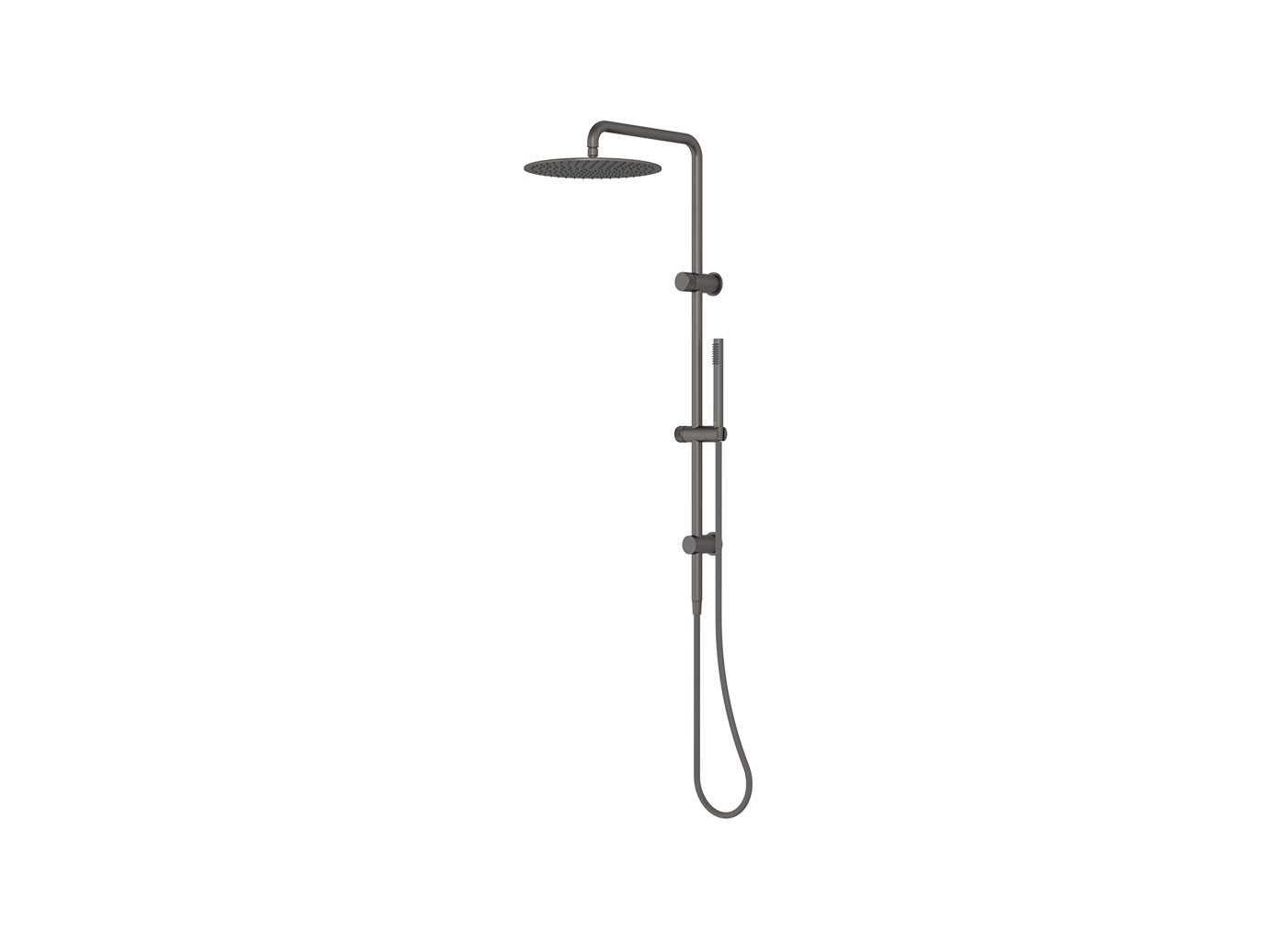 Pamper yourself every morning or after a hard day?s work with the Caroma Elvire Shower On rail with 300mm Overhead.