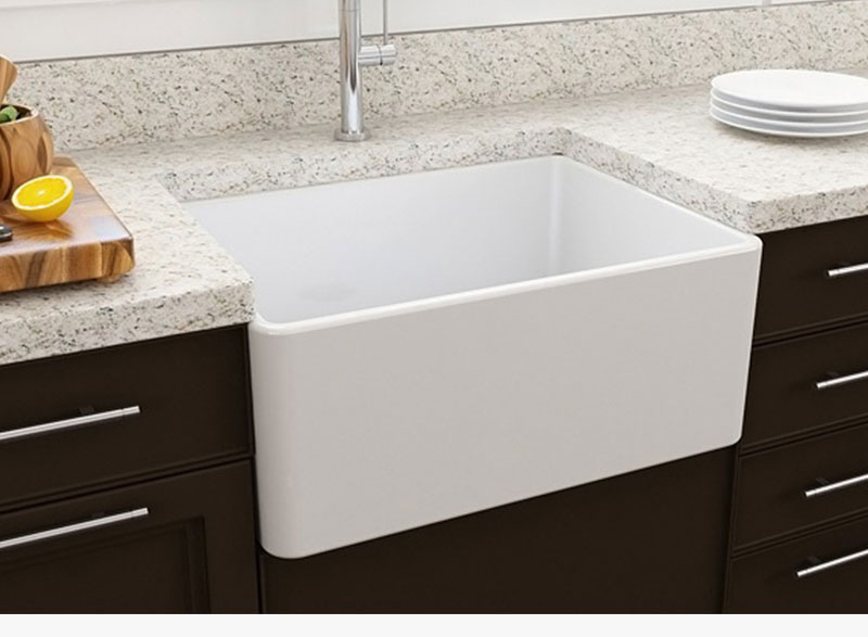 resistance dense material. The matte black Novi 60 sink is one of the most popular sized butler sinks on the Australian market