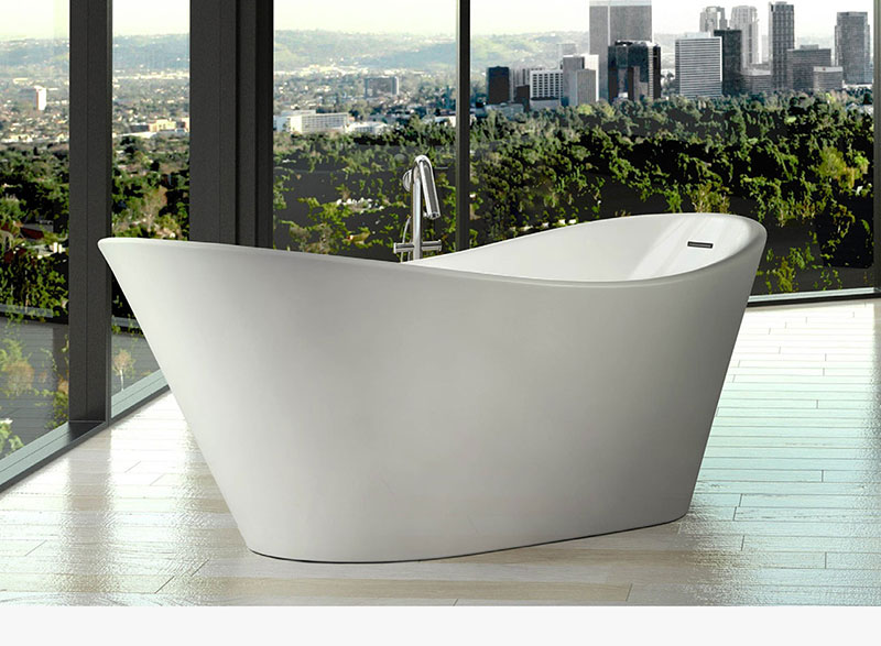 The Pisa range of freestanding baths is exclusively made by Decina for Plumbing Plus and available in two sizes. Sophisticated and elegant