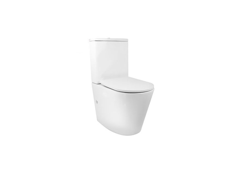 The Renee rimless universal back-to-wall toilet suite has a minimalist style & timeless elegance. The back-to-wall design allows it to be installed flush up against a rear wall which is easier for cleaning & saving space. It has the latest in hygiene