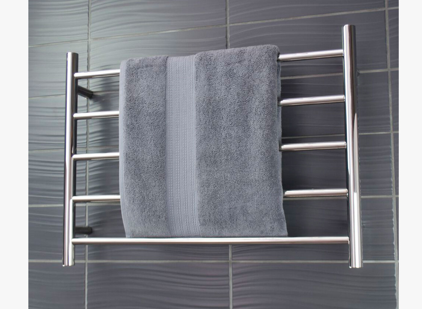 including round bar and square bar models. these towel rails are a quality addition to any bathroom and are easy to install as there is no electrical wiring required.