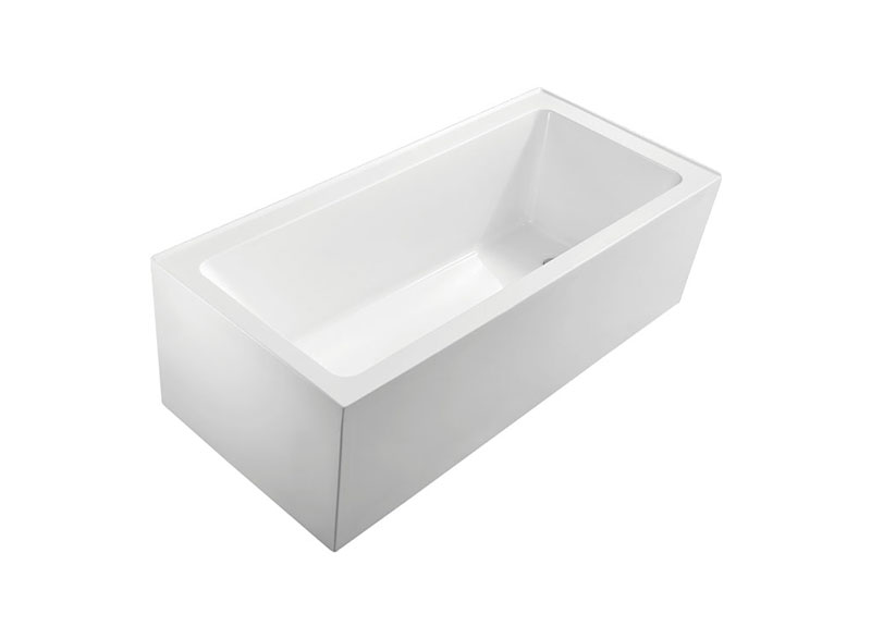 - Two sided bath with tile lip