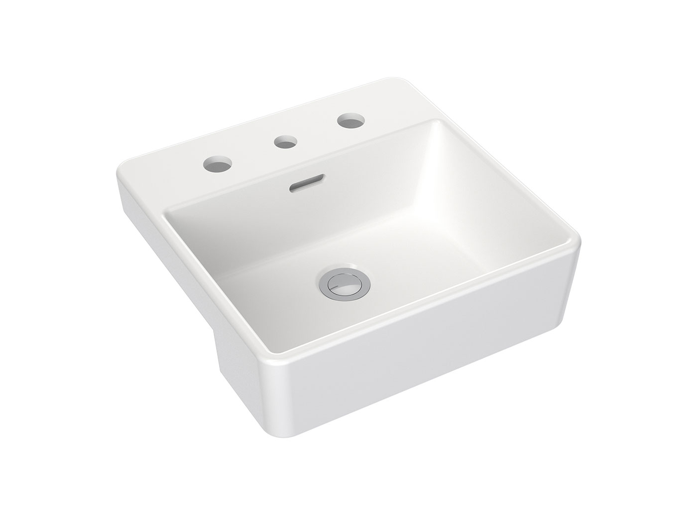 Trying to make your small bathroom look big? Check out Clark's semi recessed basins.