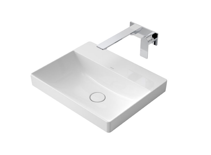 Caroma's Urbane II Collection basins feature a contemporary thin-rim design to make a fashionable statement in any modern bathroom. Urbane II basins include an integrated ceramic pop-up plug and waste which sits flush with basin when open.