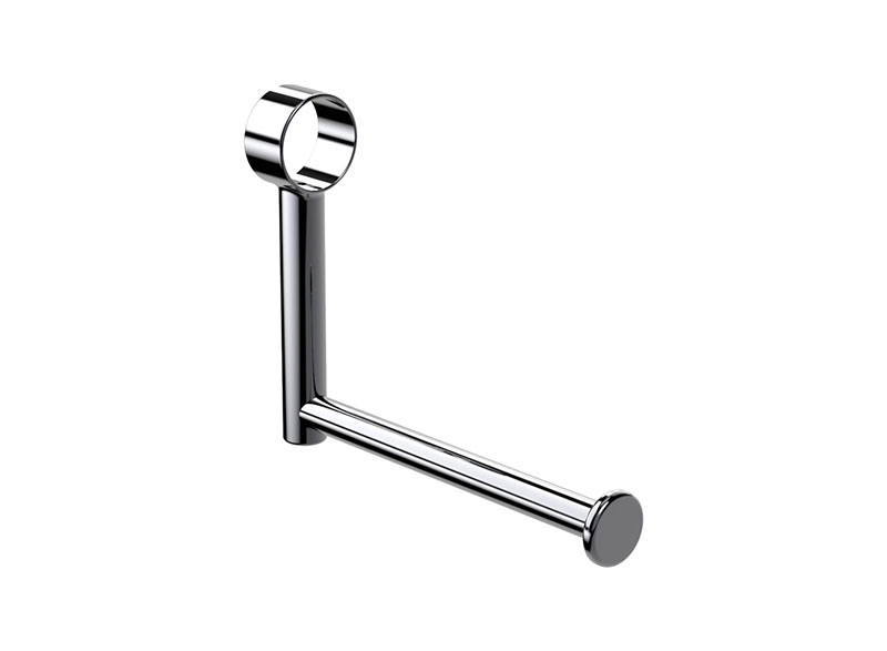 This adjustable toilet roll holder can be added onto any modular 32mm grab rail including the full Calibre Mod range