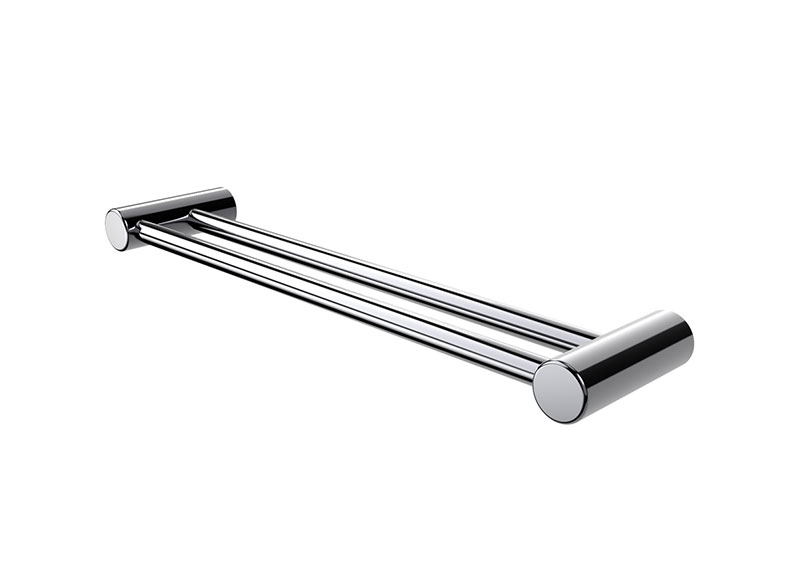 A modern styled heavy duty towel rail you can safely hold onto.