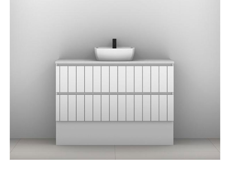 The Henley vanity brings cavernous storage along with trendy 'V-Groove' feature drawers. This simple yet very streamline look