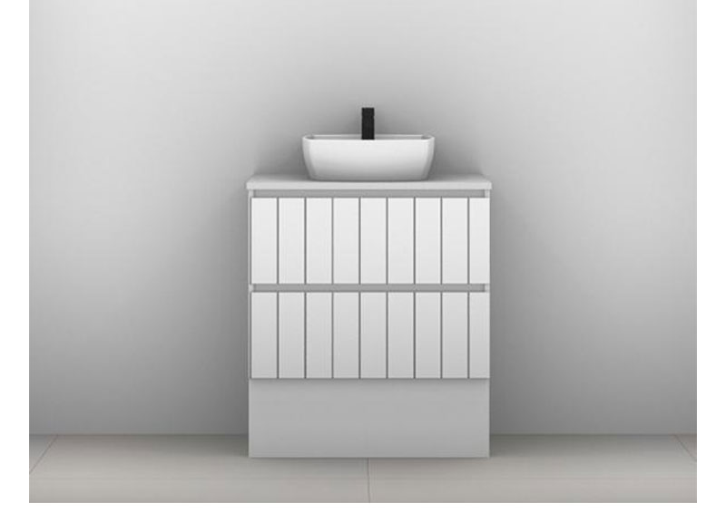 The Henley vanity brings cavernous storage along with trendy 'V-Groove' feature drawers. This simple yet very streamline look