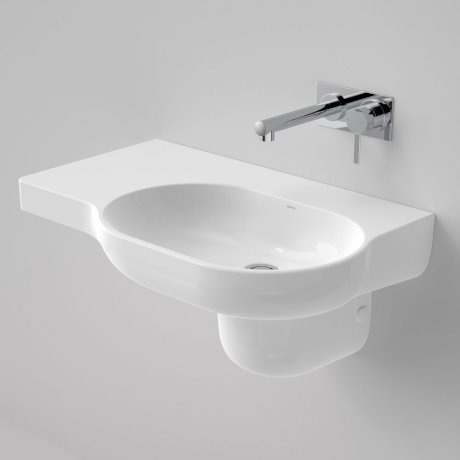 The Opal 720 wall basin design offers smooth rounded contours and clean lines. This basin is suitable for domestic and commercial. Can be installed to comply to AS1428.1 Design for Access and Mobility requirements.