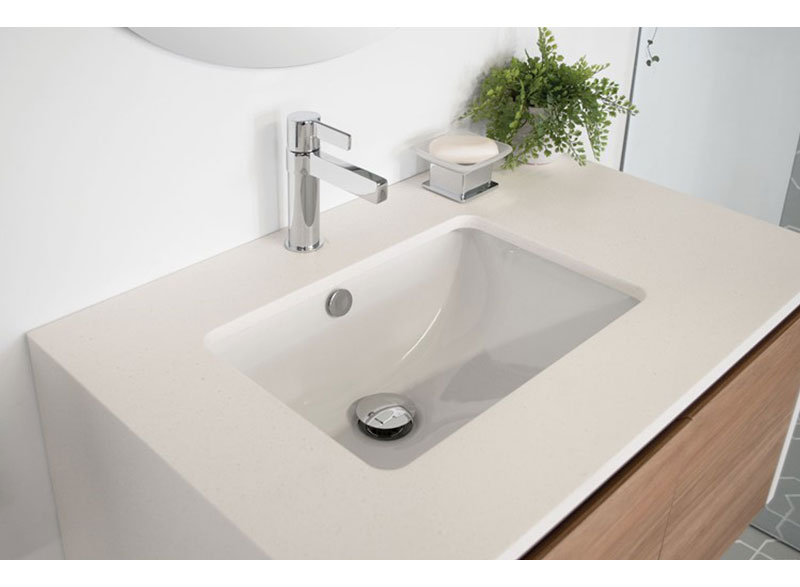 Under-Counter basins are very easy to clean