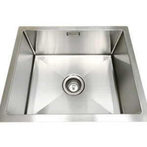 The Excellence Squareline 32L Utility Sink offers a premium finish to your custom laundry and has a modern