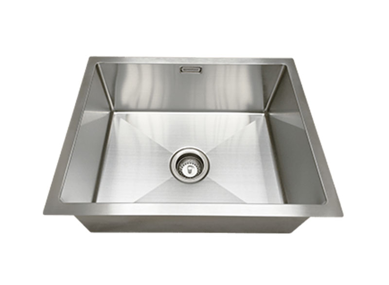 The Excellence Squareline 42L Utility Sink offers a premium finish to your custom laundry and has a modern
