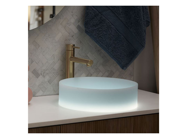 - Easy to install lighting accessory that can be put into a power point inside the vanity or be wired to a light switch for operation