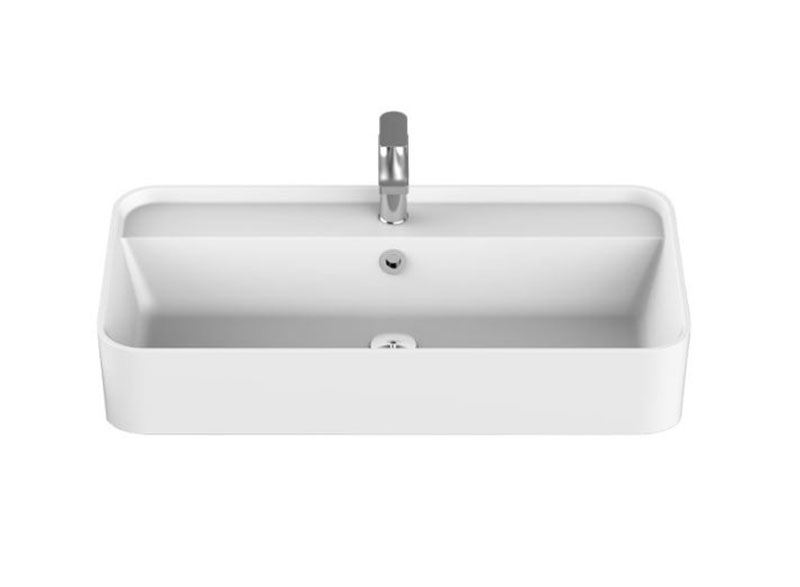 Semi-Recessed basins are perfect for small bathrooms and Ensuite bathrooms as the vanity cabinet is slimmer than the basin. While the slim cabinet allows extra floor space in the bathroom